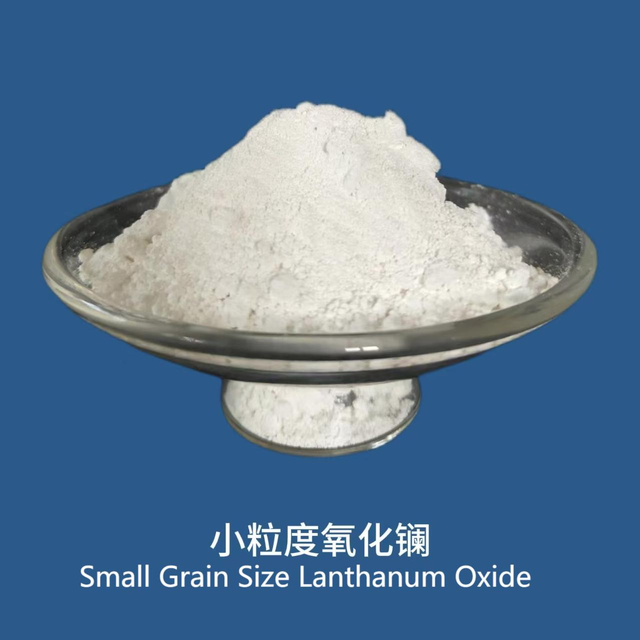 Small Grain Size Lanthanum Oxide